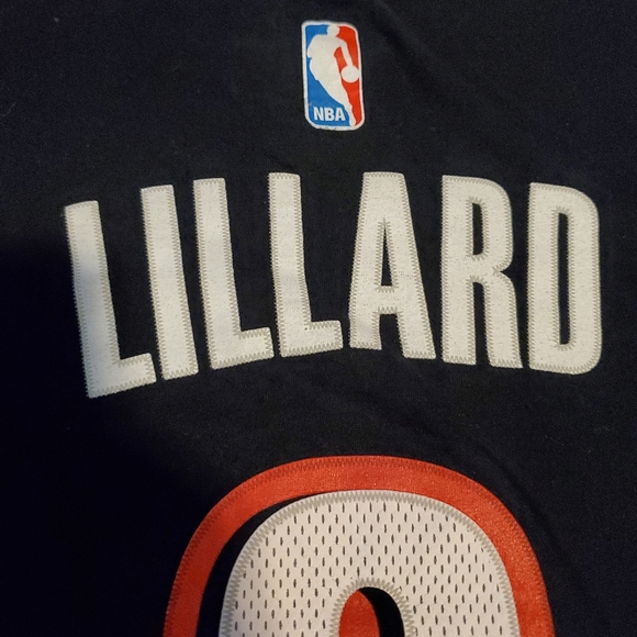 Portland Trail Blazers Damian Lillard Adidas t-shirt, men's Small - Picture 4 of 4